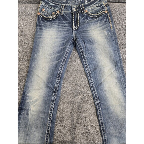 Miss Me Women's Irene Bootcut Embroidered Jeans Size 29 - Picture 5 of 12